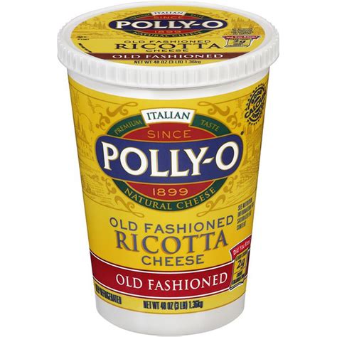 Polly O Old Fashioned Ricotta Cheese 48 Oz Instacart