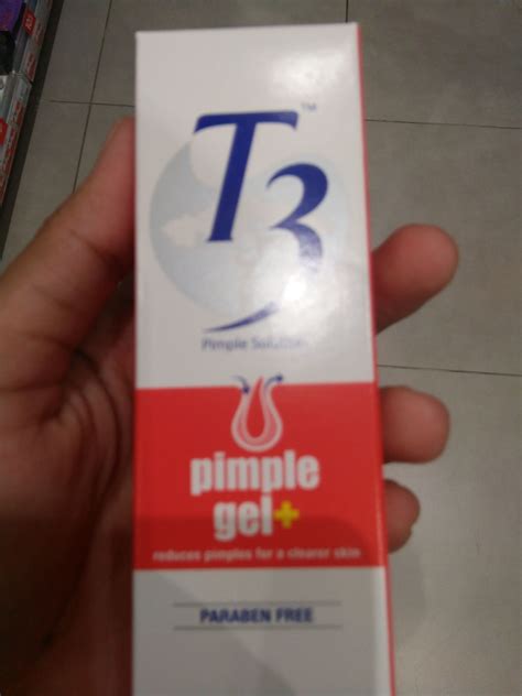 Well, pimples still pop out once in a while, especially during the time of the month, so i still use well, what caught my attention is the innovative blends of natural ingredients which act effectively suitable for mild to moderate acne. T3 Pimple Gel+ 15g reviews