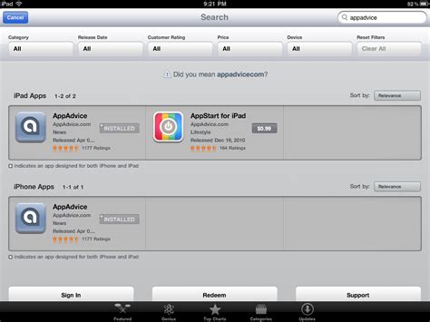 Apple Adds Search Filters To The Ipad App Store