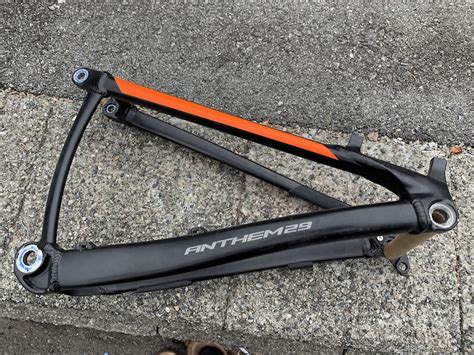 2018 Giant Anthem 29 Rear Triangle Only Orange For Sale