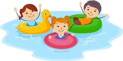 Cartoon Pictures Of Kids Playing At The Pool Clipart Clipartix