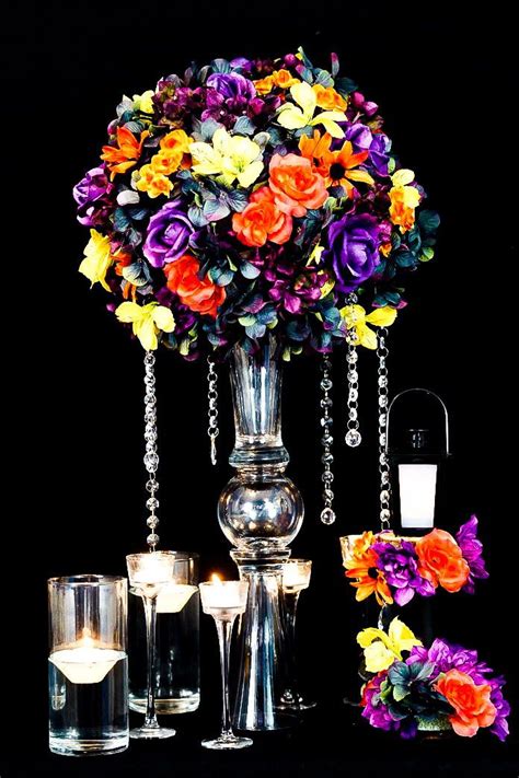 Create elegant, tall centerpieces for your wedding reception tables with this simple diy and artificial flowers from afloral.com. How to Make a Tall Fall Wedding Centerpiece with a $3 DIY Dollar Tree Wedding Vase | Wedding ...