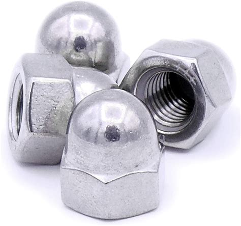 M12 12mm Dome Cap Nut Stainless Steel A2 Pack Of 4