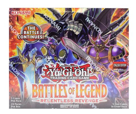 Yu Gi Oh Battles Of Legend Relentless Revenge 1st Edition Booster Box