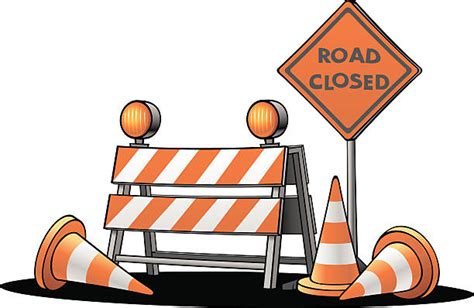Road Construction Clip Art Vector Images And Illustrations Istock