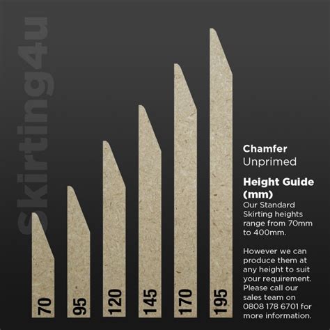 Chamfer Skirting Board Quality Mdf Skirting Boards By Skirting4u