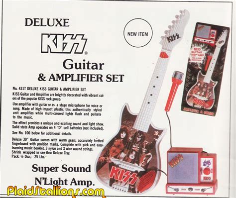 Deluxe Kiss Guitar And Amplifier Toy Set Steve Hoffman Music Forums