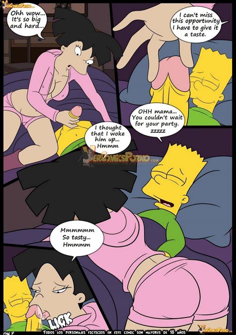Post Amy Wong Bart Simpson Comic Croc Artist Crossover Futurama The Simpsons