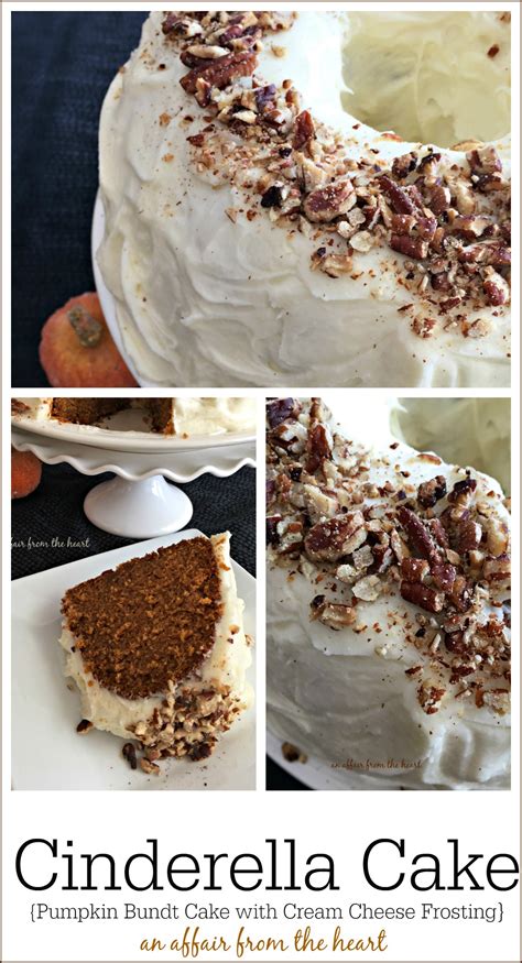 You might want to double the start by taking out the cream cheese and the butter to let them soften. Cinderella Cake {Pumpkin Bundt Cake with Cream Cheese ...
