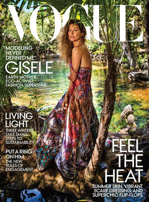 Gisele Bündchen Covers Vogue Us July 2018 By Inez And Vinoodh