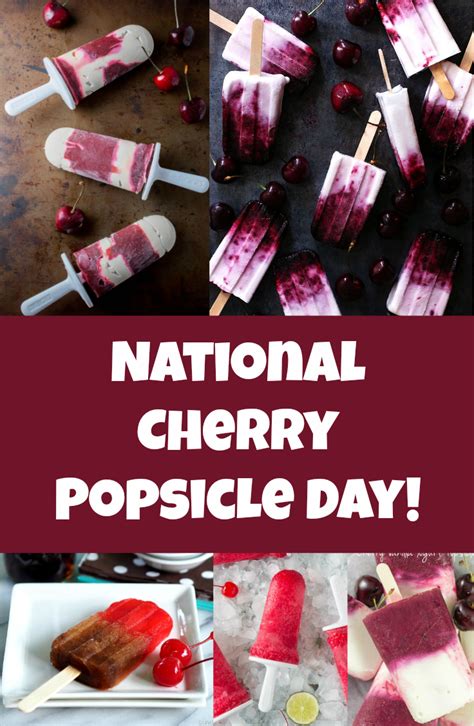 August 26 Is National Cherry Popsicle Day