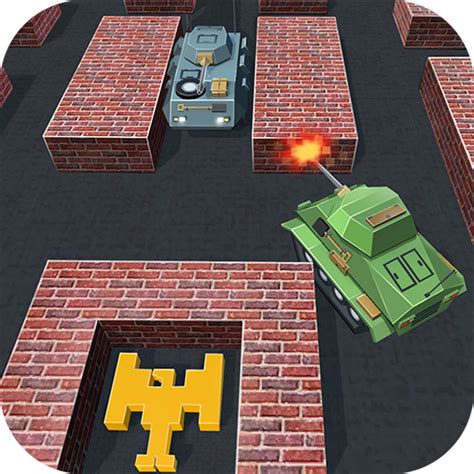 Cube Tank Battle Destroyer Old School Games Classic Arcade Games