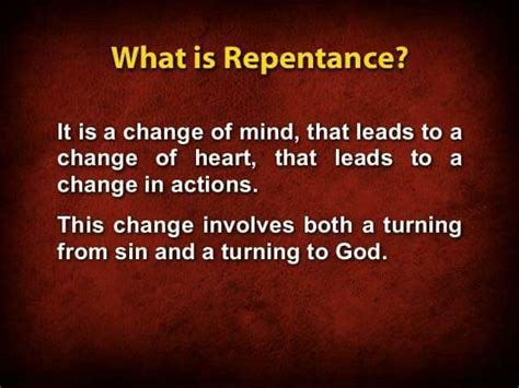 Love This True Repentance Isnt Saying Sorry It Means To Stop Going