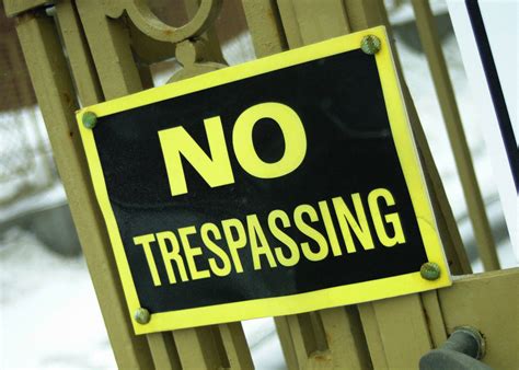 No Trespassing Hot Holy And Humorous