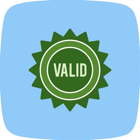 Vector Valid Stamp Icon 356249 Vector Art At Vecteezy