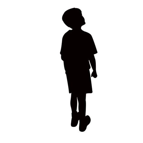 120 Boy Looking Up Silhouette Stock Illustrations Royalty Free Vector