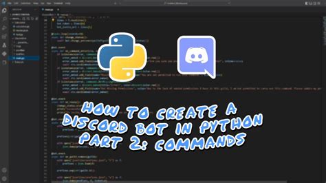 Making A Discord Bot In Python Part 2 Commands Youtube