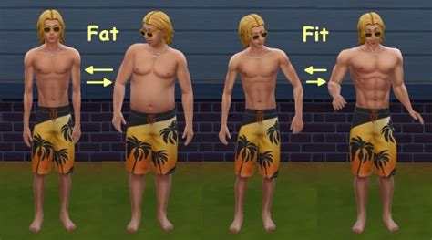 Mod The Sims Set Fat Fit By Lynire • Sims 4 Downloads