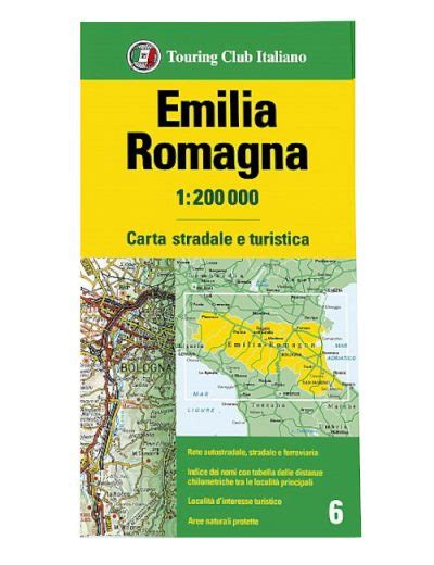 Emilia Romagna Carta Stradale Scala Il Giramondo La