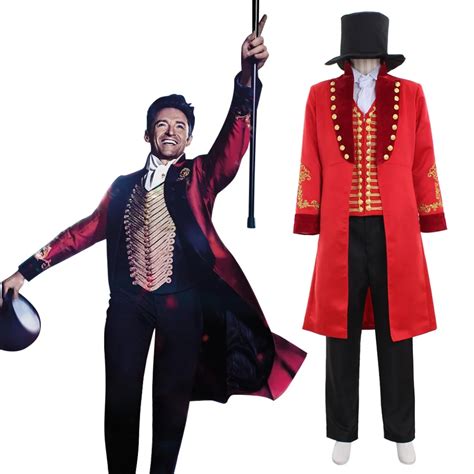 New The Greatest Showman Barnum Cosplay Costume Outfit Adult Men Full