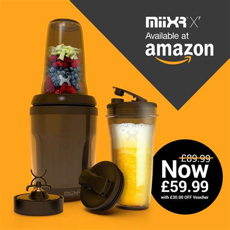 Blender Smoothie Offer - £̶8̶9̶.̶9̶9̶ £59.99 PROMIXX MiiXR X7 Performance Blender | Blender ...