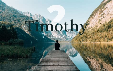 Small Group Bible Study Guide For 2 Timothy 7 Lessons With Questions