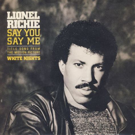 Album Say You Say Me De Lionel Richie Sur Cdandlp