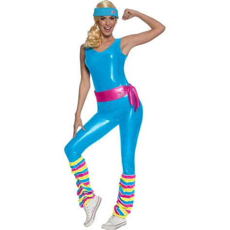 Sporty Exercise Barbie Adult Deluxe Costume