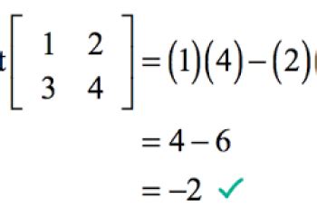 How to Calculate Inverse of a 2 x 2 Matrix.