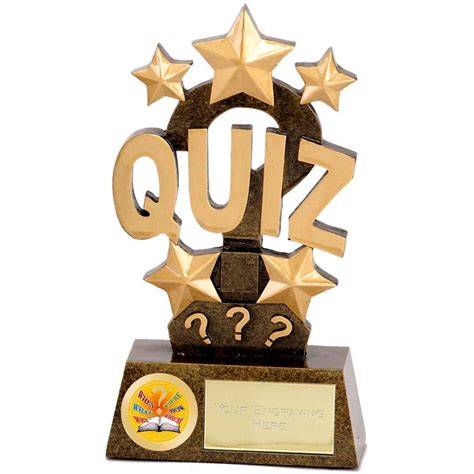 6 Inch Pinnacle Quiz Award