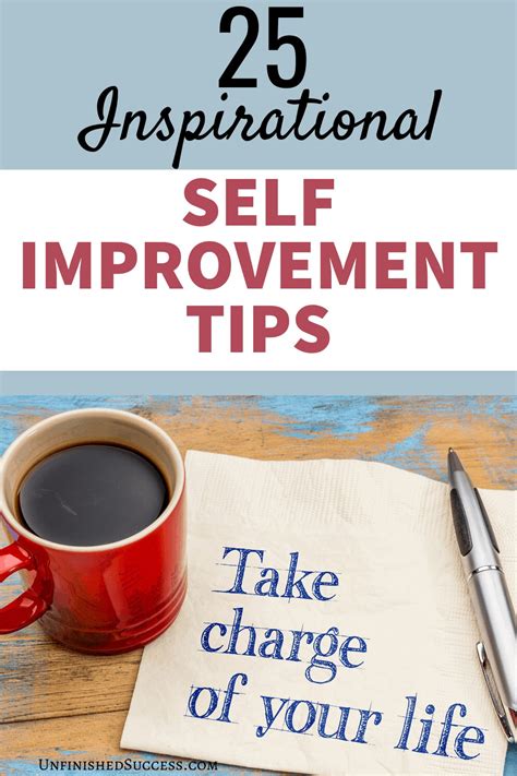 25 Self Improvement Tips Pin Unfinished Success