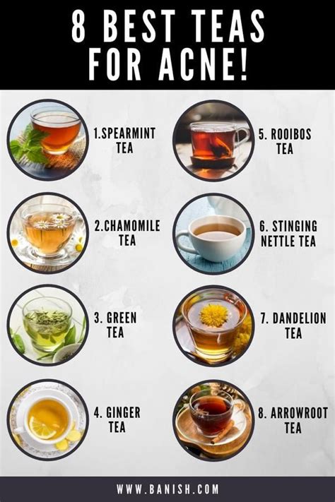 The 8 Best Teas For Acne And Why They Work Peppermint Tea Benefits