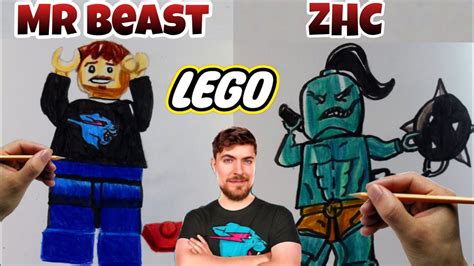 I Draw Famous Youtuber In Lego Youtube