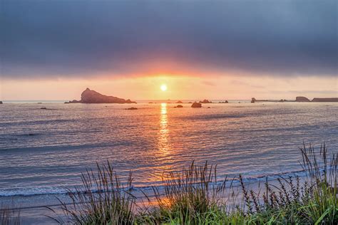 Pebble Beach Sunset 2 Photograph By Joseph S Giacalone Pixels