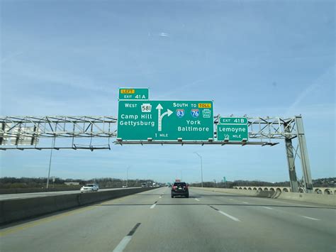 Dsc04445 Interstate 83 South Approaching Exit 41b Lemoyn Flickr