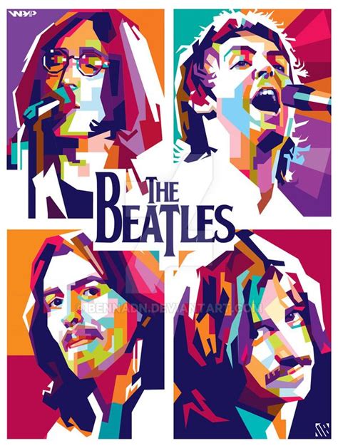 The Beatles Wpap Beatles Poster Beatles Art Beatles Artwork