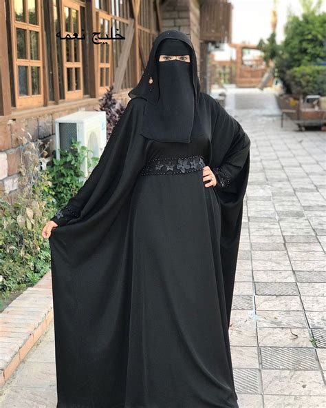 Niqab And Stylish Abaya Hijab Syar I Style Hijab Chic Niqab Fashion