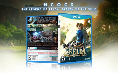 The Legend Of Zelda Breath Of The Wild Wii U Box Art Cover By Ncocs