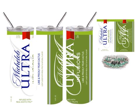Michelob Ultra Infusions Lime Digital Image For Skinny Tumblers Sublim