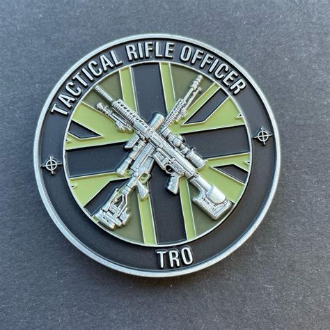 Tactical Rifle Officer Challenge Coins Uk