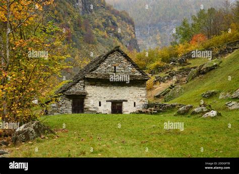 Old Stone House In The Mountains Stock Photo Alamy