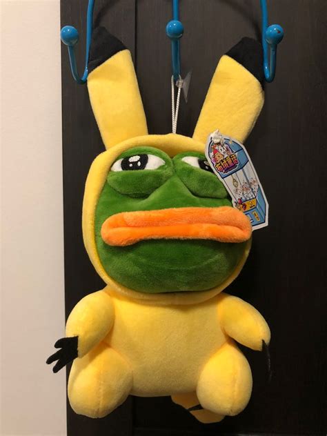 pikachu pepe soft toy plushie pepechu hobbies and toys toys and games on carousell