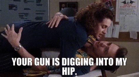 Ace Ventura Jim Carrey GIF Ace Ventura Jim Carrey You Gun Is Digging Into My Hip Discover