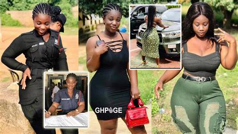 Photos Of Ama Serwaa The Trending Ghanaian Police Officer Tagged As