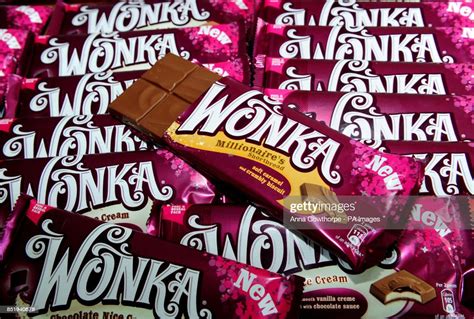 A Selection Of The New Range Of Nestle Wonka Chocolate Bars Named News Photo Getty Images