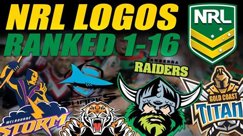 Nrl Logos Ranked 1 16 Youtube