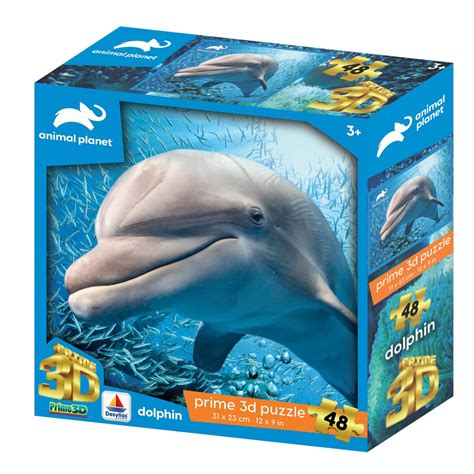 Prime3d 3d Puzzle 48 Animal Planet Dolphin 13671 Toys Shopgr
