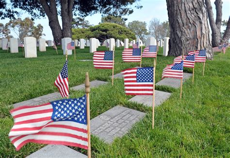 Free Stock Photo Of American Flag Graveyard Memorial Day