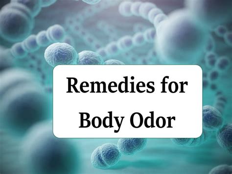 10 Home Remedies For Body Odor Home Remedies App