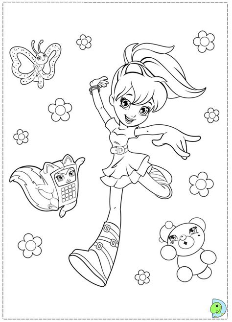 Check spelling or type a new query. Polly Pocket Coloring page- DinoKids.org